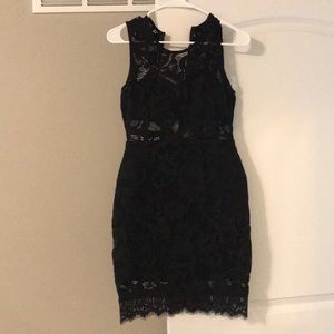 Black mini dress!